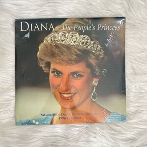 Princess Diana the people’s Princess 1998 Calendar Brand NEW NWT